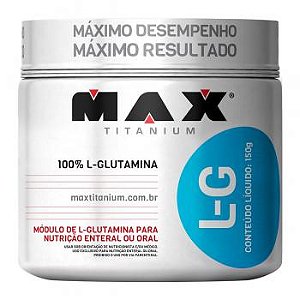 Glutamina l-g 300g max titanium
