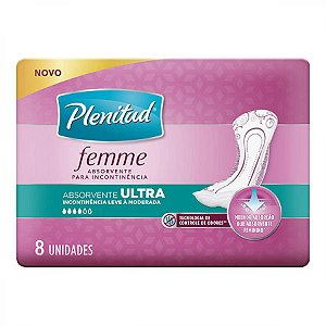 Absorvente ultra plenitud femme 8 unidades