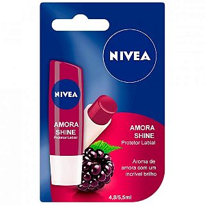 Protetor labial nivea amora shine 4,8g