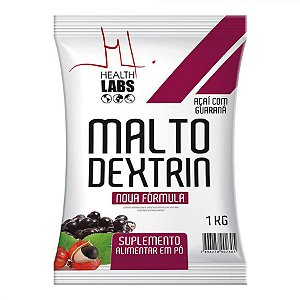 Maltodextrin health labs acai e guarana 1kg