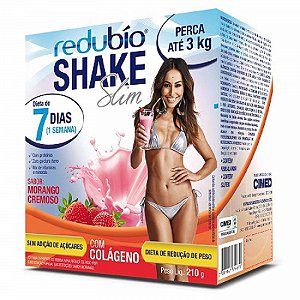 REDUBÍO SHAKE SLIM SABOR MORANGO 210G