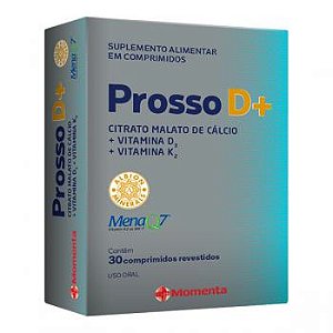 Suplemento alimentar prosso d+ com 30 comprimidos