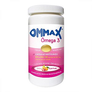 Ommax com 90 capsulas mastigavel
