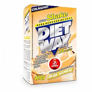 Suplemento midway 420g shake diet way baunilha