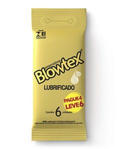 Preservativo blowtex lubrificado leve 6 pague 4