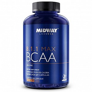 Bcaa 8.1.1 com 120 capsulas midway