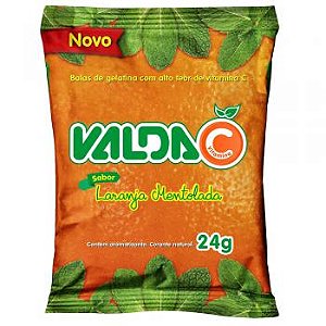 Valda Vit.c Laranja Mentolada 24g