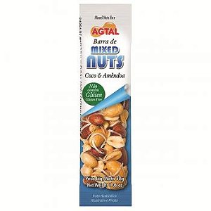 Cereais mixed nuts coco e amendoa 30gr