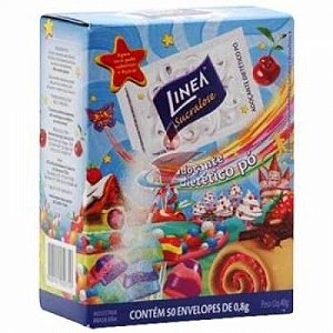 Adocante linea po sucralose com 50 envelopes