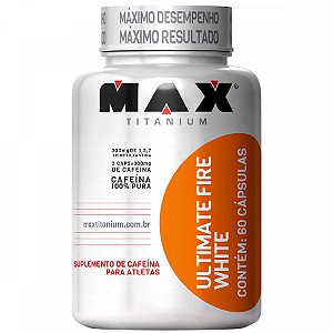 Ultimate fire white max titanium 60 capsulas