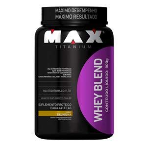 Whey blend max titanium sabor baunilha com 900 g