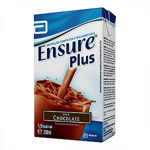 Suplemento nutricional ensure plus sabor chocolate 200ml