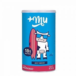 Mais mu whey 450g morango