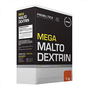 Mega malto dextrin probiotica sabor acai e guarana 1kg