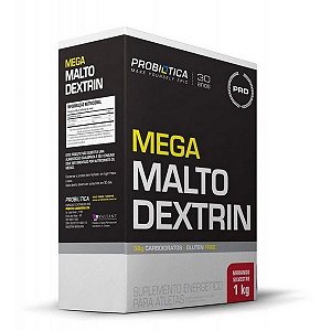 Mega malto dextrin probiotica sabor morango 1kg