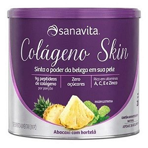 Colageno skin abacaxi c/hortela 200g - sanavita