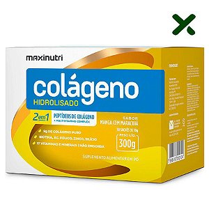 Colageno hidrolisado manga e maracuja com 30 saches