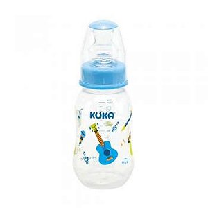 Mamadeira kuka nat color ort azul 160ml ref-1561