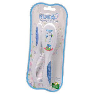 Conjunto para cabelo soft azul sortido kuka