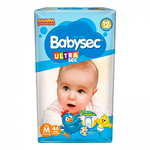 Fralda babysec mega galinha pintadinha m 44 unidades