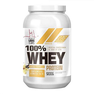 Whey protein 900g baunilha - health labs