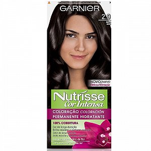 Tintura garnier nutrisse 2.0 preto absoluto