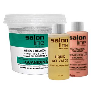 Creme relaxante salon line guanidina 218g