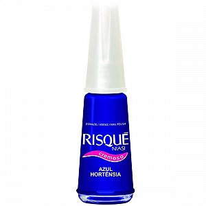 Esmalte risque azul hortensia