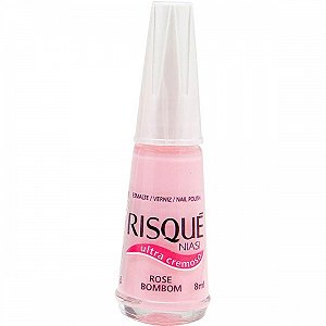 Esmalte risque cremoso rose bombom