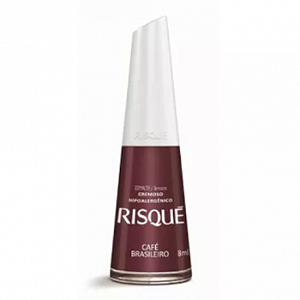 Esmalte risque cremoso - cafe brasileiro