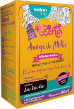 Kit amigo de milho salon line #to de cacho com 4 saches de 30ml
