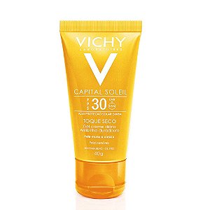 Vichy ideal soleil fps 30 efeito base toque seco 40g