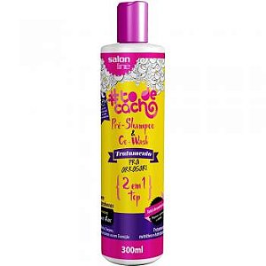 Sh salon line cachos pre sh co wash 2x1 300ml