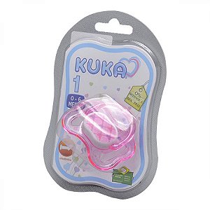 Chupeta kuka 62467 fase 1 ortodontica premium rosa