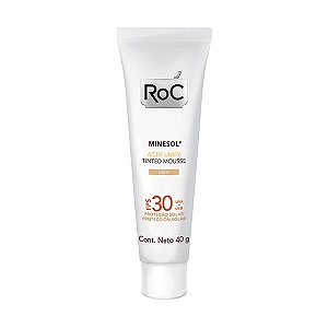 Protetor solar roc minesol actif light mousse fps30 40g
