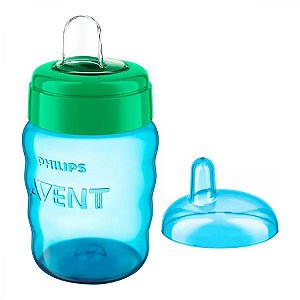 Copo easy sip cup com bico de silicone menino 260ml
