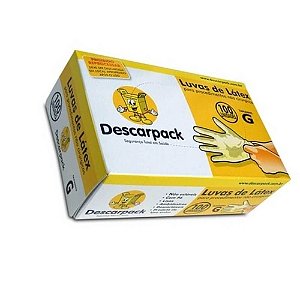 Luvas descarpak latex g c/100 unidades luvas descarpak latex g c/ 100 unidades