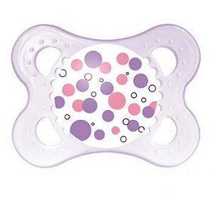 Chupeta mam n.1 circles silicone girls 0-6 meses ref.2472