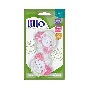 Chupetas orto silicone tamanho 1 lillo amo mamae kit duas