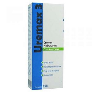 Creme hidratante uremax aloe vera 150g