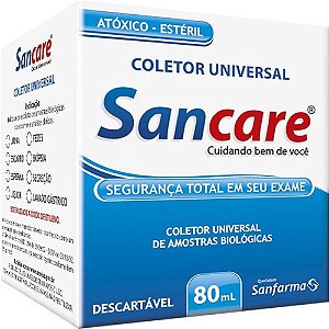 Coletor universal 80ml sanfarma