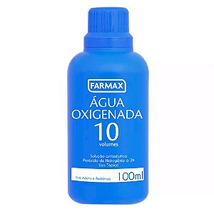 Agua oxigenada cremosa farmax 10 volumes 90ml