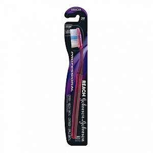 Escova dental johnsons & johnsons profissional pequena 30 extra macia
