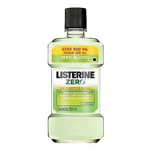 Solucao bucal listerine zero menta verde 500ml