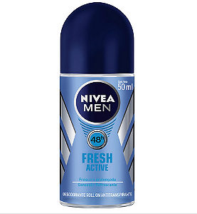 Desodorante roll on nivea masculino fresh active 50ml