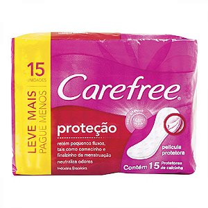Protetor diario carefree leve 15 pague 12