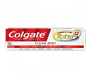Creme dental colgate total 12 clean mint 90g