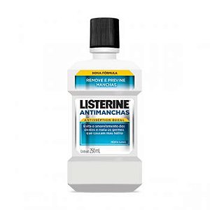 Solucao bucal listerine antimanchas 250ml