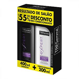 Kit shampoo + condicionador tresemme recontrucao forca 400ml+200ml