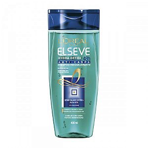 Shampoo elseve hydra detox zero caspa 400ml